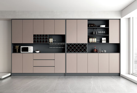 Modern Italian Nordic Wooden Wine Cabinet Design Glass Bar Living Room Furniture Wine Cooler