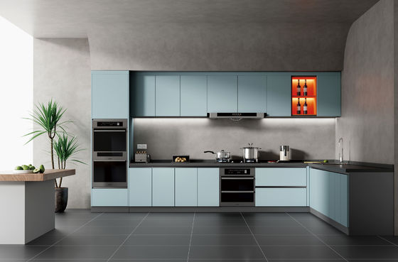 Cheap Australia White Lacquer Matte Finished Glass Quartz Kitchen Island Kitchen Cabinets