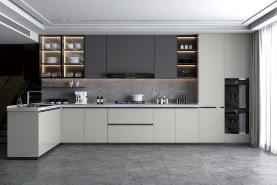 Custom Full Luxury Lacquer Double Sink Island Cabinets Kitchen Furniture Design Kitchen Cabinet Modern/kitchen Cabinet