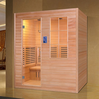 Hydrogen-rich Dry Solid Wood Far Infrared Sauna Room