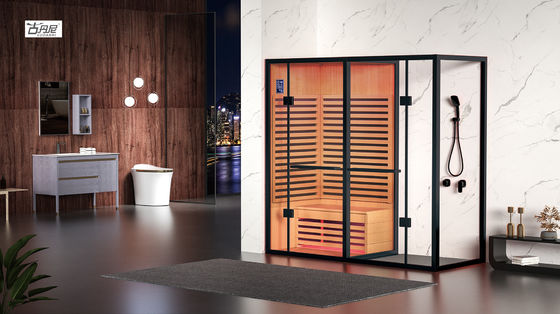 Hydrogen-rich Dry Solid Wood Far Infrared Sauna Room