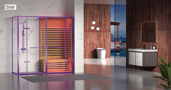 Hydrogen-rich Dry Solid Wood Far Infrared Sauna Room