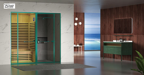 Factory Supply Dry Solid Wood Wet Steam Sauna Room
