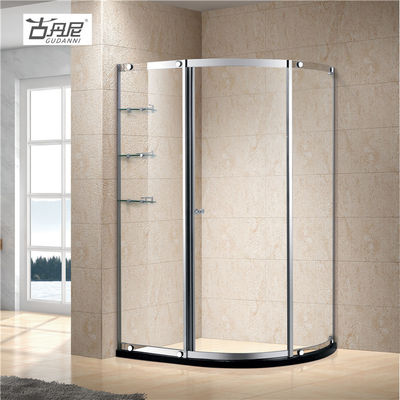 Customizable Sliding Square Tempered Glass Shower Cabin