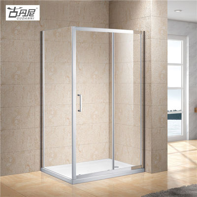 Customizable Sliding Square Tempered Glass Shower Cabin