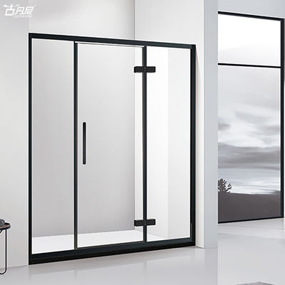GUDANNI  Stainless Steel Tempered Glass Shower Room Enclosure Bathroom Quadrant Sliding Door