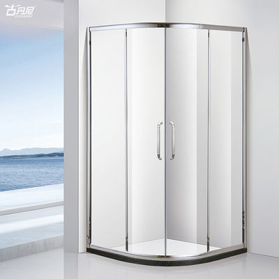 GUDANNI Waterproof Tempered Glass Shower Room Enclosure Bathroom square Folding Door