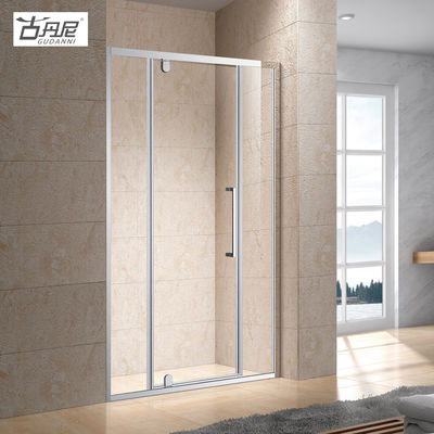 Shower Rooms Cubicle Enclosure Shower Screen with One Fixed Panel One Outward Pivot Door