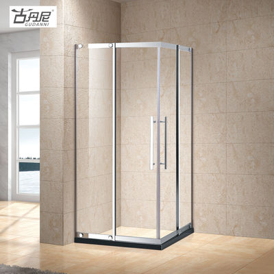 Bathroom Rectangular Single Moving Door 2 Pieces Fixed Shower Panels with Shelf Shower Bath Rooms Complete