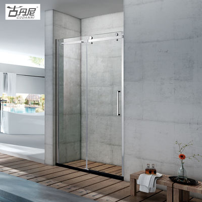 Large Pulley Glass Door Two-way Smooth Shower Door Stylish Bathroom Shower Box