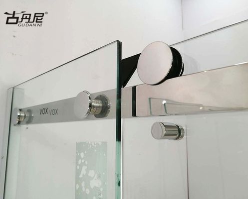 Large Pulley Glass Door Two-way Smooth Shower Door Stylish Bathroom Shower Box