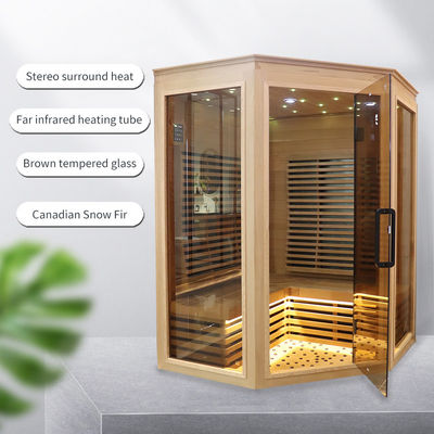 Luxury Traditional 5-6 Person Himalayan Salt Dry Sauna